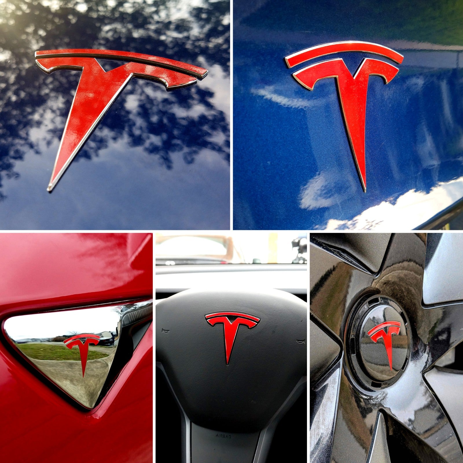 TESLA TMT Car Sticker Tesla Model X Logo Decal Reflective Sticker Wrap Kit  for Tesla Special Modified Car Accessories (Red, Model X) : : Car  & Motorbike