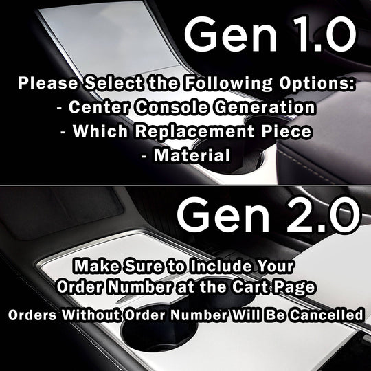 Center Console Wrap - Replacement Piece