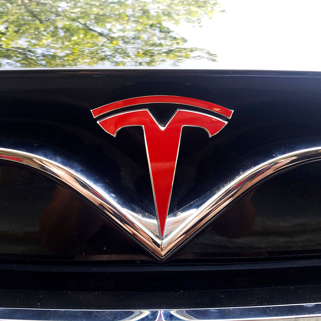 Model S Frunk Logo Decal