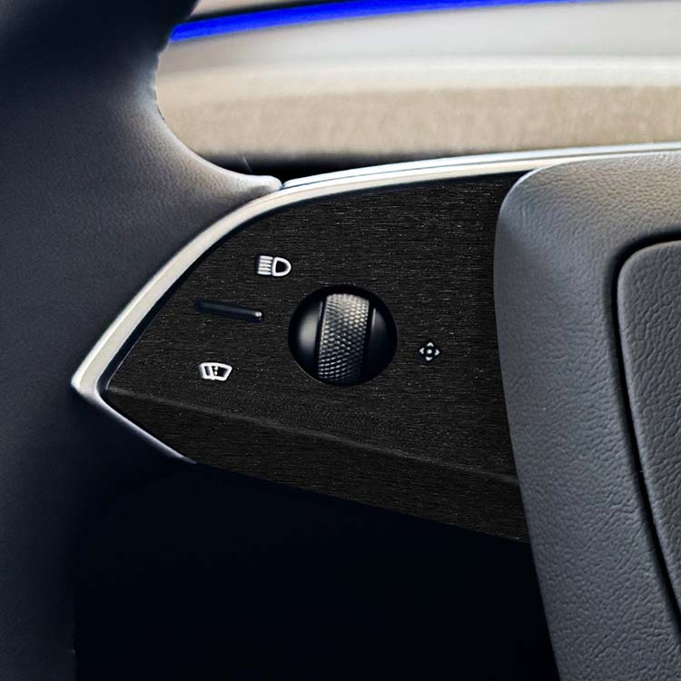 3Y steering wheel wrap brushed black metallic#material_brushed-black-metallic