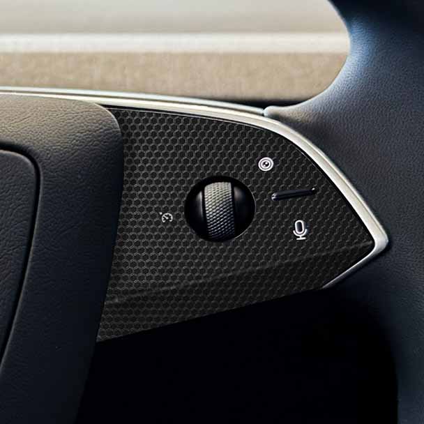 3Y steering wheel wrap matrix black#material_matrix-black