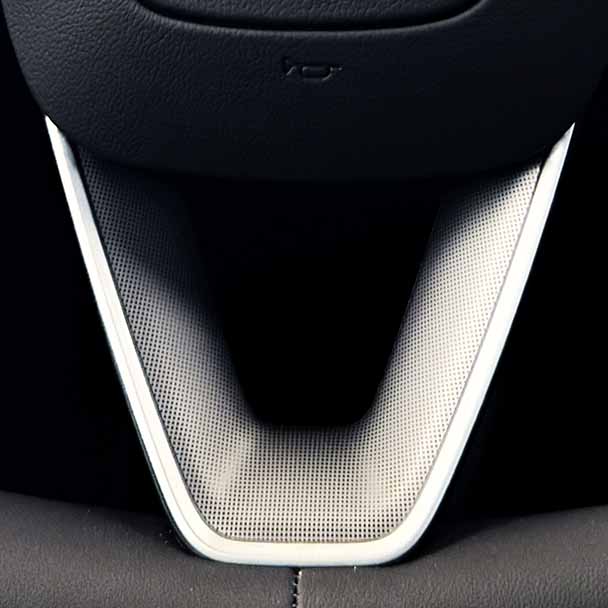 3Y steering wheel wrap tesla interior white#material_rose-gold