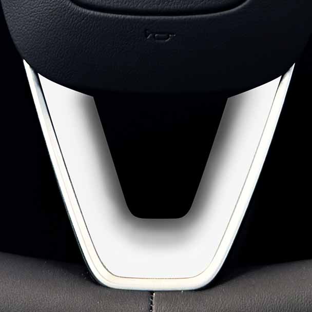 3Y steering wheel wrap tesla interior white#material_tesla-interior-white