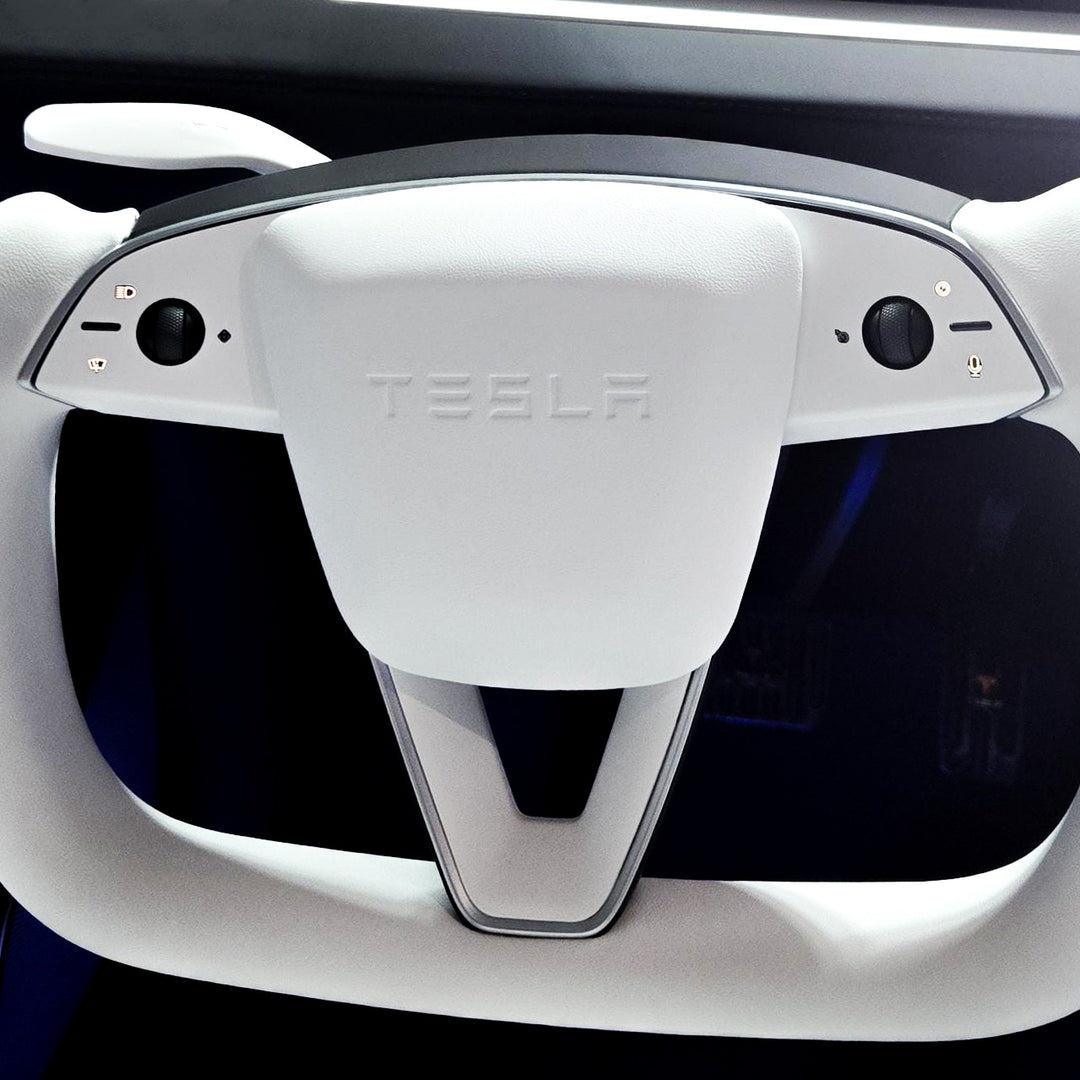 3Y steering wheel wrap tesla interior white#material_tesla-interior-white