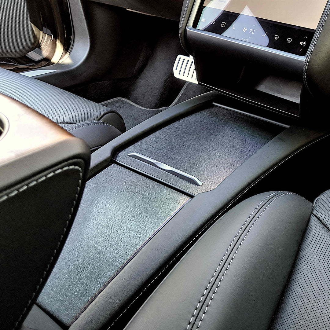 SX center console wrap brushed black metallic#material_brushed-black-metallic