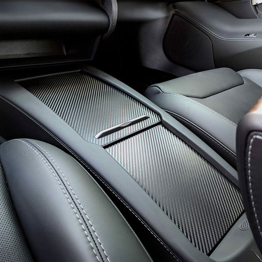 SX center console wrap carbon fiber#material_carbon-fiber