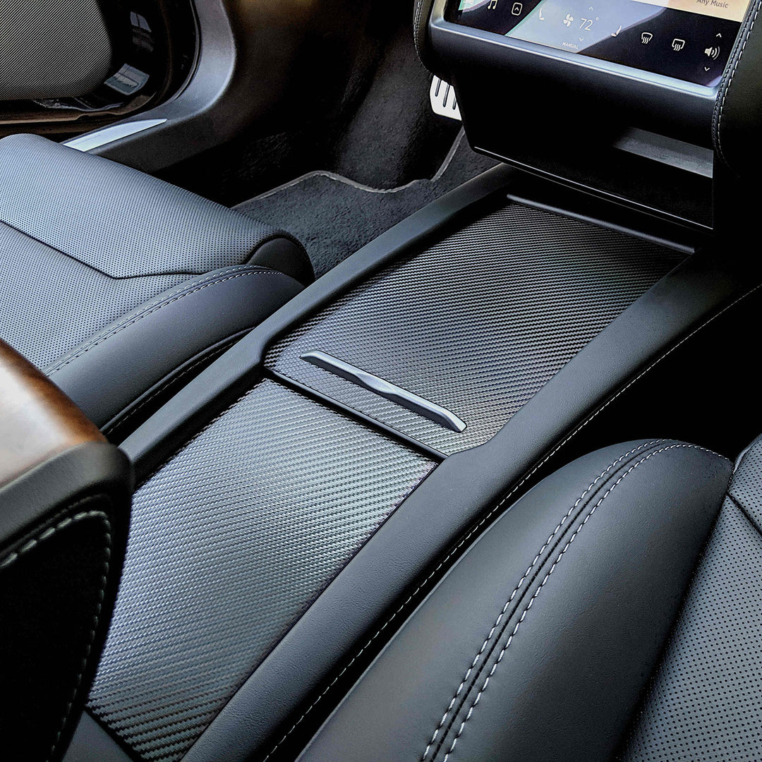 SX center console wrap carbon fiber#material_carbon-fiber