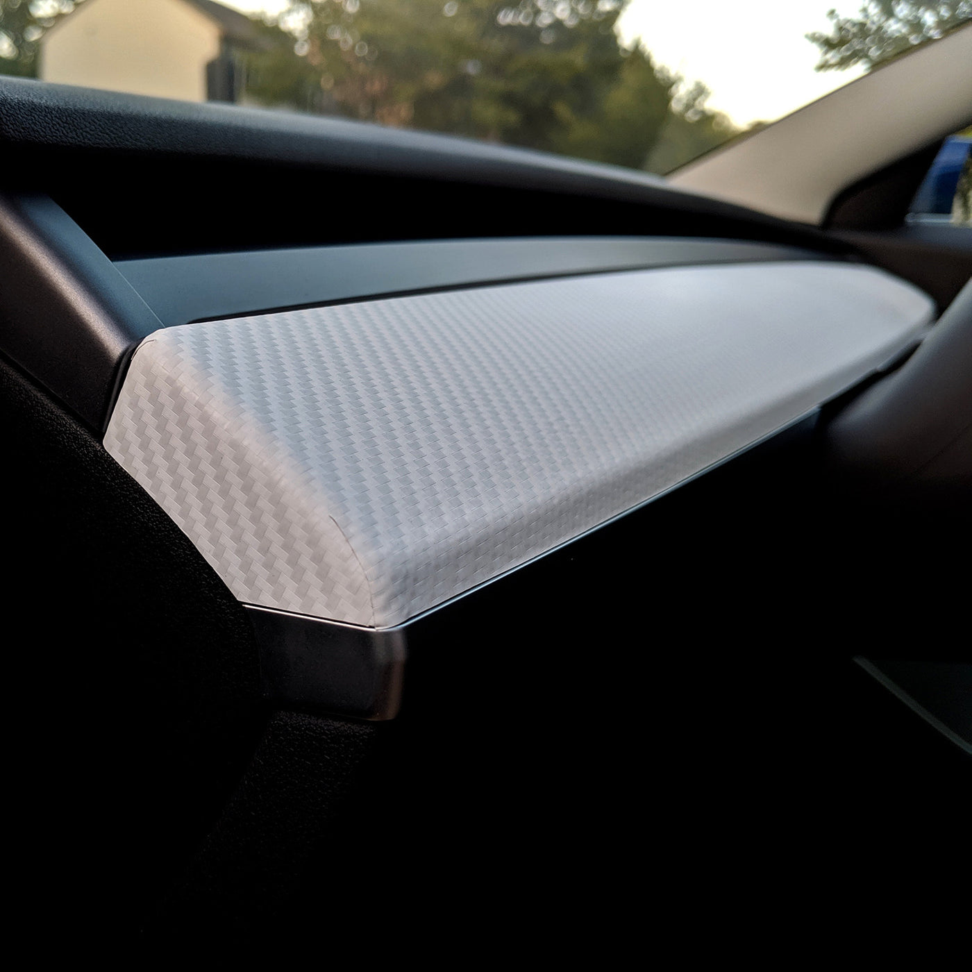 dash wrap white carbon fiber#material_white-carbon-fiber