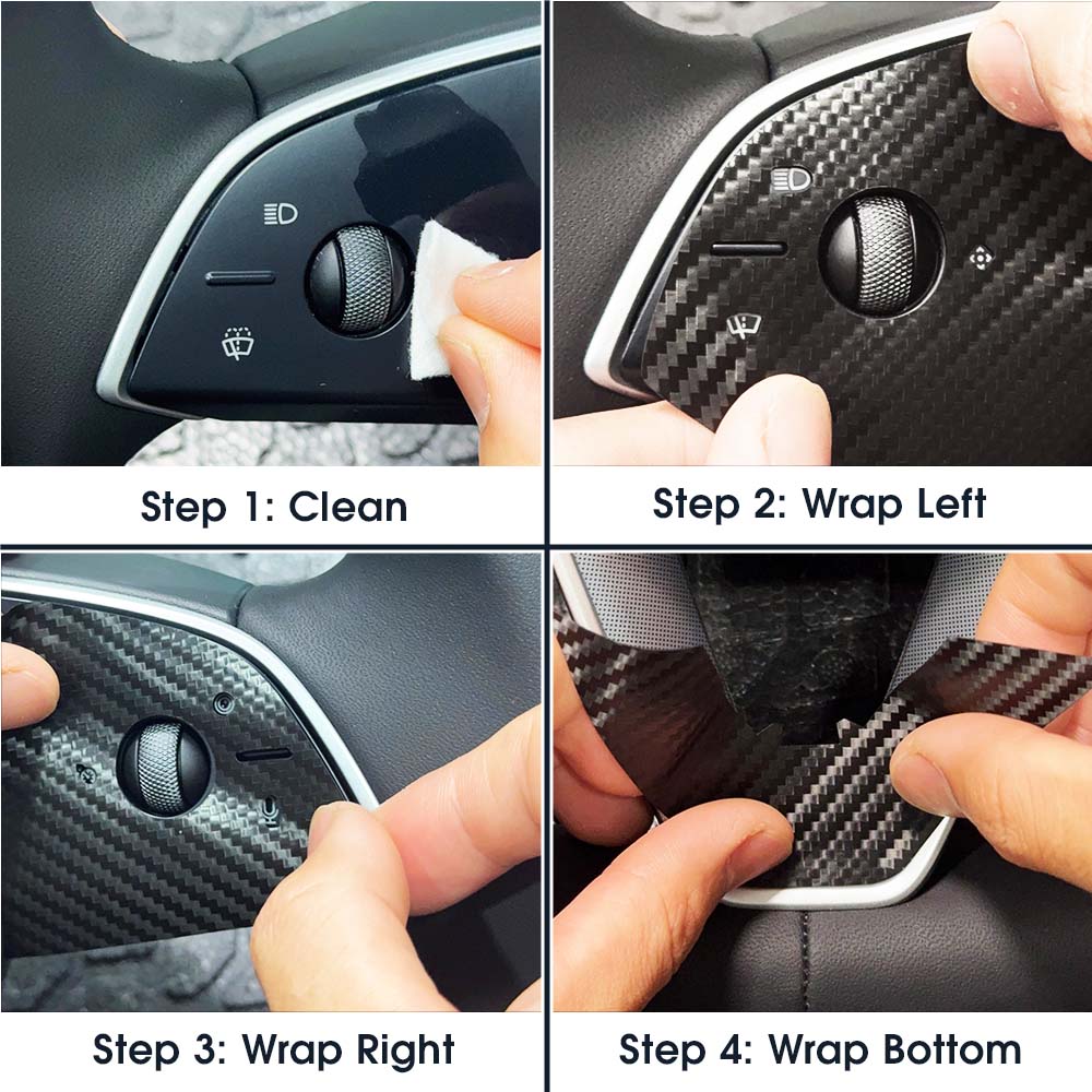 3Y steering wheel wrap carbon fiber#material_carbon-fiber