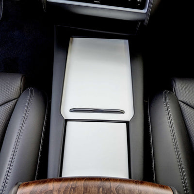 SX center console wrap tesla interior white#material_tesla-interior-white