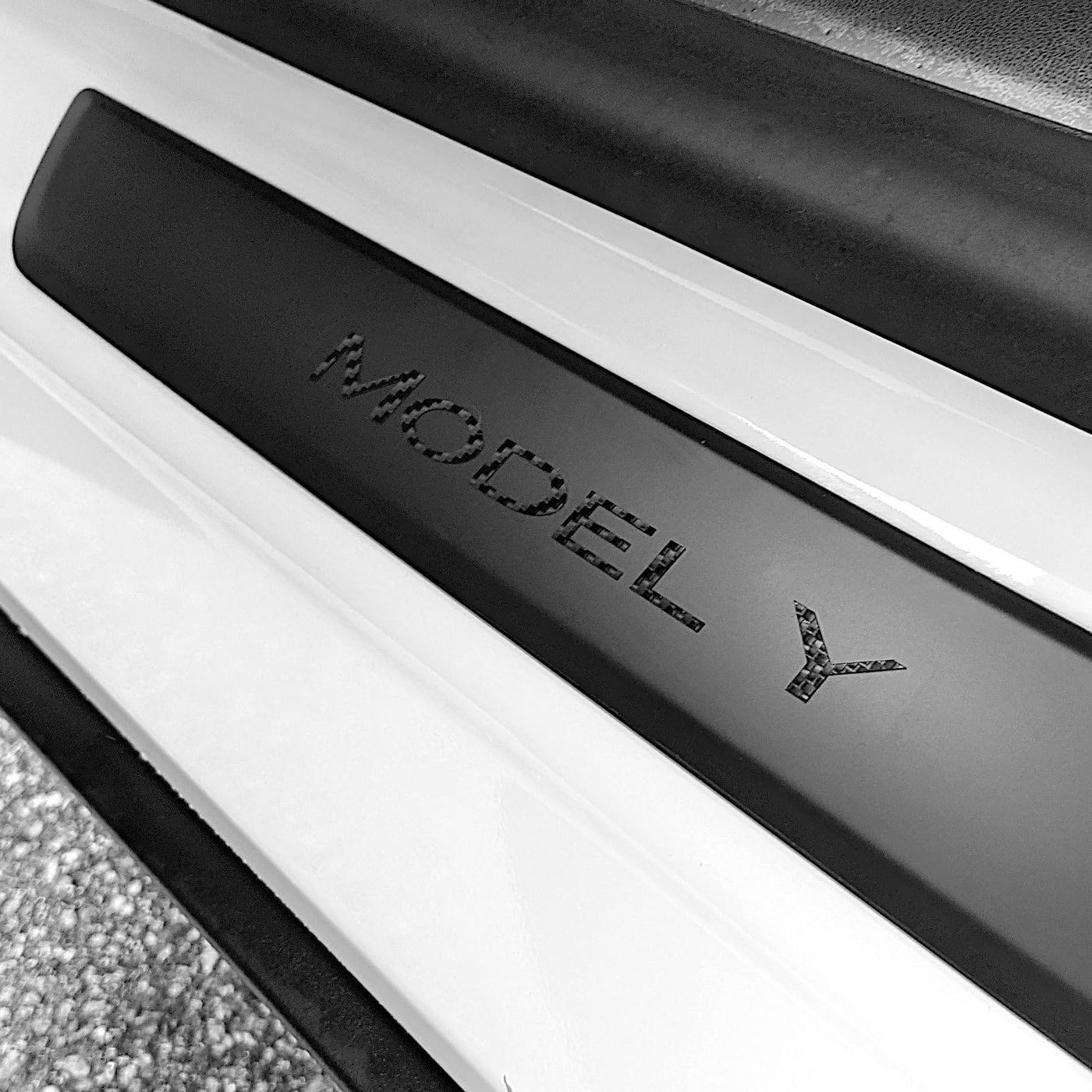Decorative Car Door Handle Sills Protection for Tesla Model Y & 3 – TOPCARS