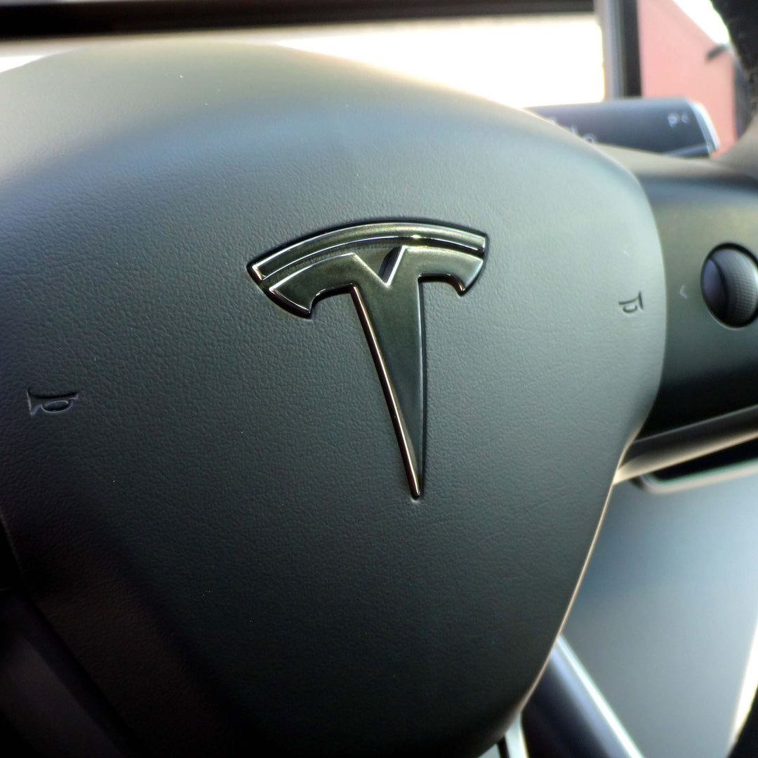 Model 3 Steering Wheel Logo Decal