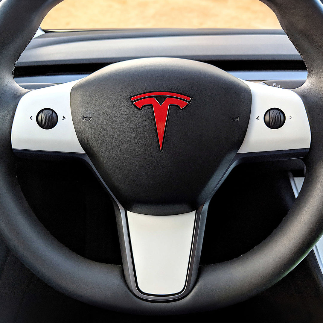 3Y steering wheel wrap tesla interior white#material_tesla-interior-white
