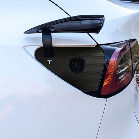 model 3 model y charge port wrap #material_matrix-black
