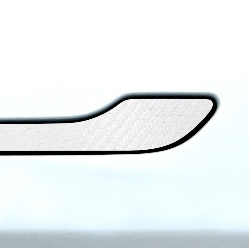 m3y door handle wrap white carbon fiber#material_white-carbon-fiber