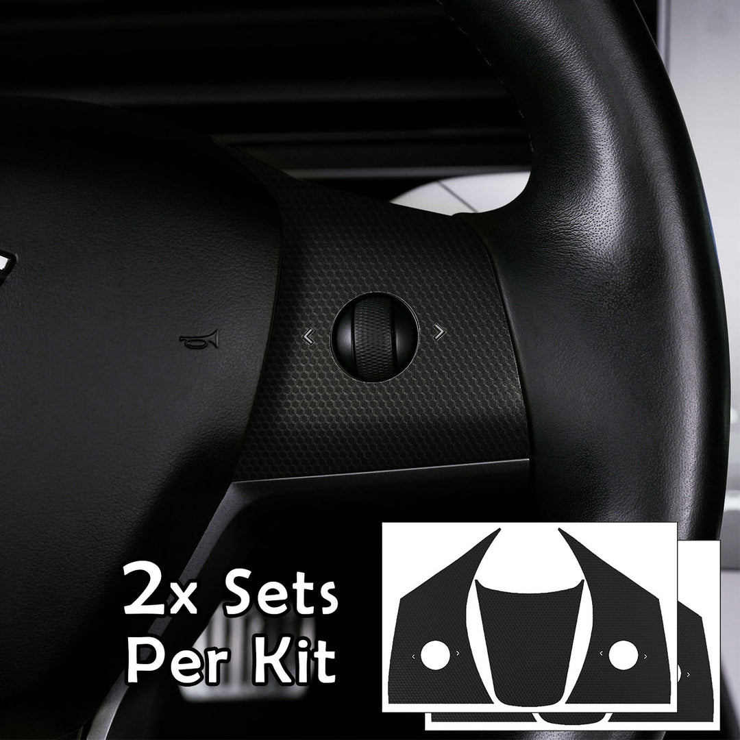 3Y steering wheel wrap matrix black#material_matrix-black