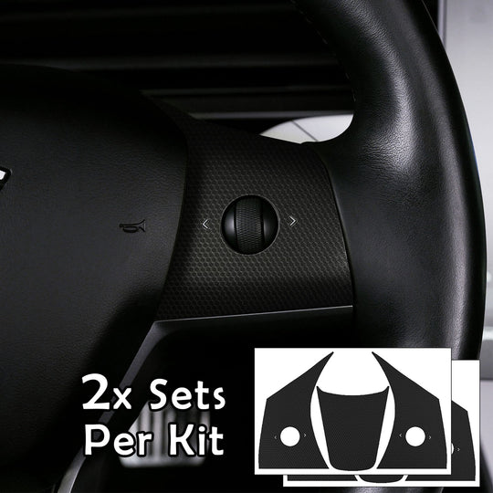 3Y steering wheel wrap matrix black#material_matrix-black
