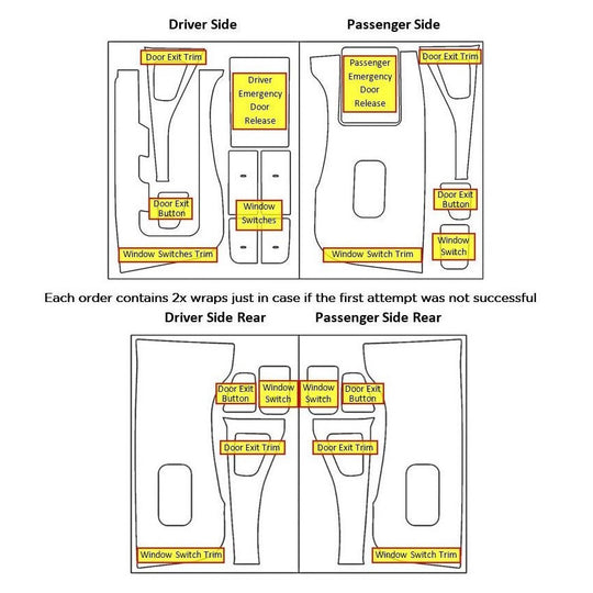 Model Y/3 Window & Door Switches Wrap