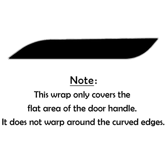 model s door handle wrap #material_satin-black