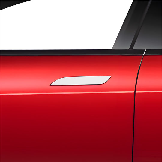 model s door handle wrap #material_satin-white