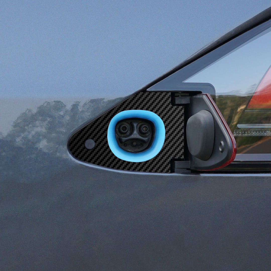 m3y charge port wrap #material_carbon-fiber