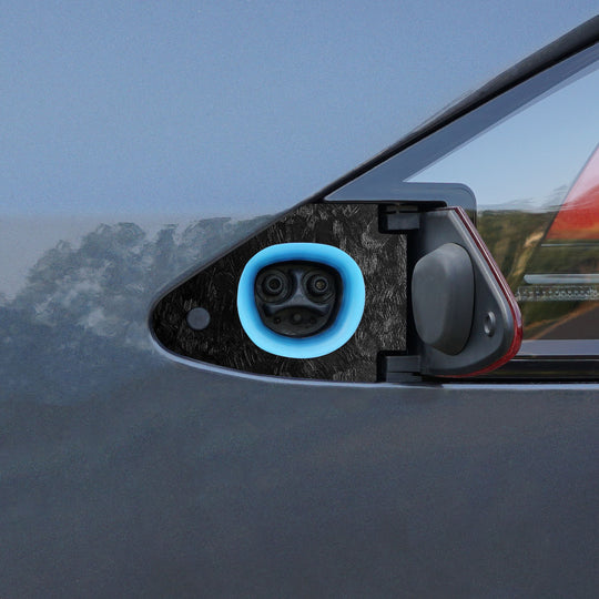 m3y charge port wrap #material_forged-carbon