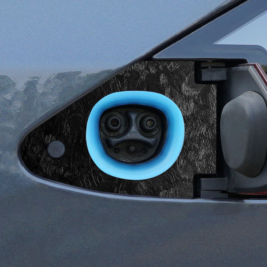 m3y charge port wrap #material_forged-carbon