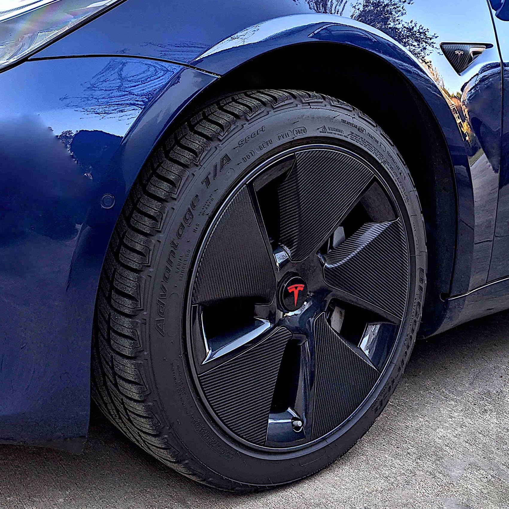 Tesla Model 3 Aero Wheel Wrap – EV Wraps