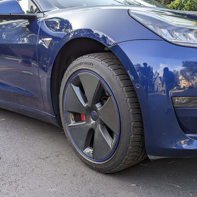 Tesla Model Y Rim Accent Wrap #material_deep-blue-metallic