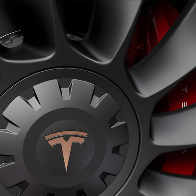 Model S Center Wheel Caps Logo Decal