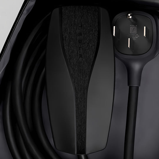 Tesla Mobile Connector Wrap #material_brushed-black-metallic