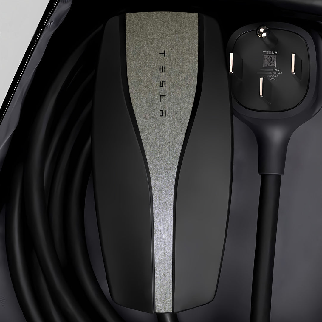 Tesla Mobile Connector Wrap #material_brushed-titanium