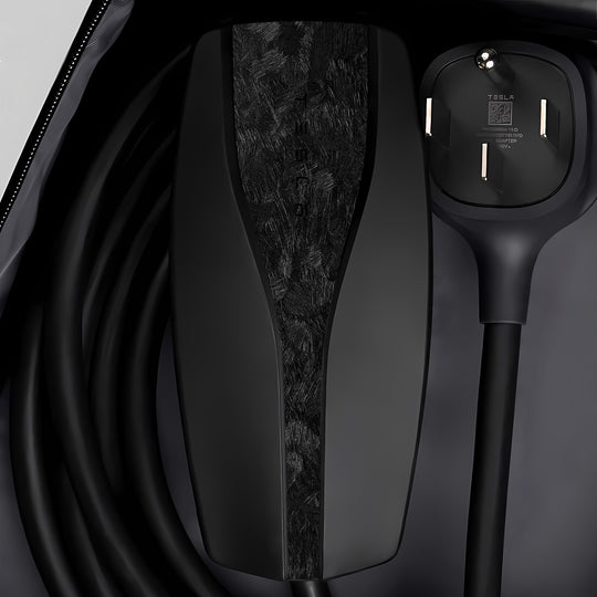 Tesla Mobile Connector Wrap #material_forged-carbon