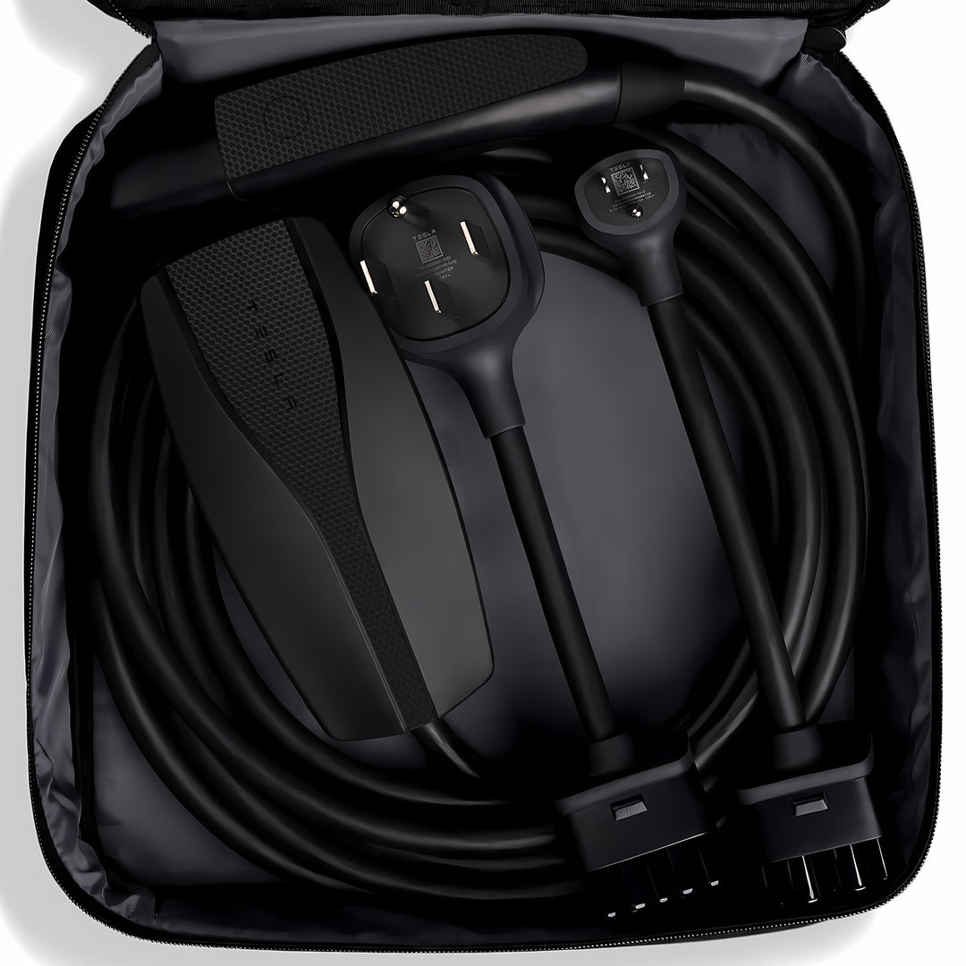 Tesla Mobile Connector Wrap #material_matrix-black