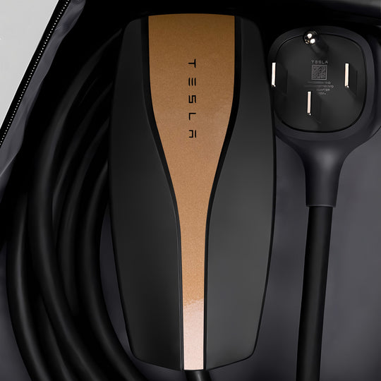 Tesla Mobile Connector Wrap #material_gold-metallic