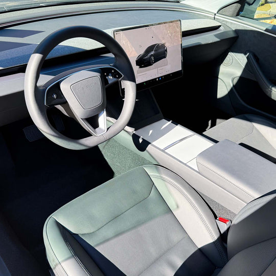 3Y center console wrap tesla interior white#material_tesla-interior-white